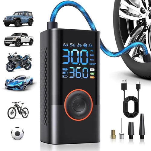 Gonfleur pneu auto - sans, fil