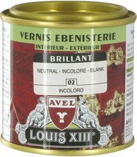 Vernis ébénisterie résine polyuréthane protection bois Incolore brillant 125ML L
