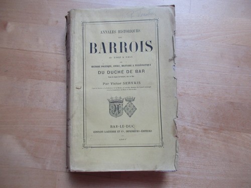 Annales historiques barrois - annales, du