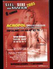 CHILLY-MAZARIN (91) FILLES de la SEXE ACADEMIE à la DISCOTHEQUE "ACROPOL" en2005