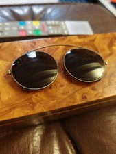 Lunettes de soleil amovibles clip Calvin Klein 109C 47 Made In Japan Engraved 