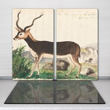 Cuisine planche a découpe Gazelle de cuisine dessin d'animaux sauvages 2x30x52