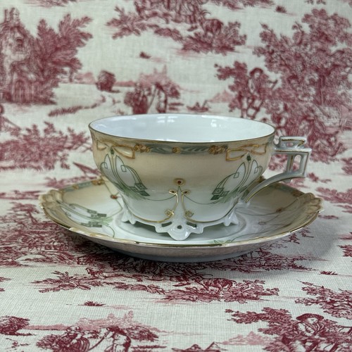 Tasse déjeuner ancienne - tasse,