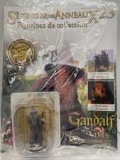 Figurine Seigneur des Anneaux - Gandalf le gris 023 - Plomb - Neuve +  fascicule
