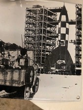 Plaque en émail Tintin objectif lune RARE