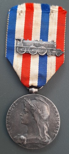 Médaille chemins fer train - de,