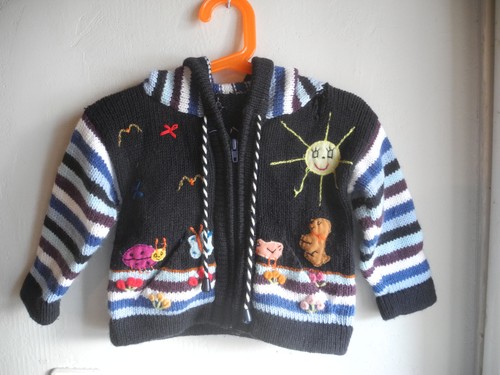 Veste manteau unisexe tricot - veste,
