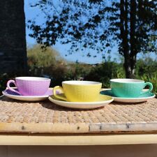 Set de 3 tasses + soucoupes en