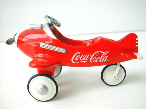 Coca cola avion - pedale, neuf