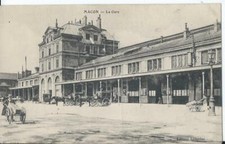 CPA - MACON (71) La Gare - ANIMEE