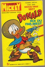 MICKEY  PARADE  786 BIS DONALD ROI DU FAR WEST  NOUVEAU TIRAGE  EDI MONDE