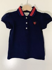 Polo Gucci bleu bébé filles