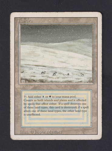 Magic mtg tundra revised - mtg,