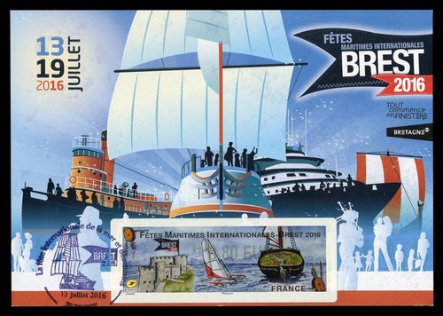 France 2016 carte maximum - france, card