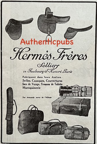 Publicite hermes sellier selle - publicite,