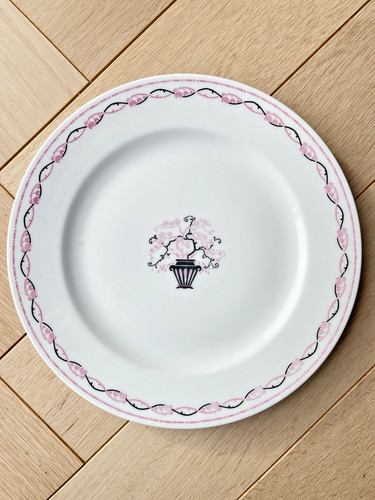 Assiette dessert art déco - assiette,