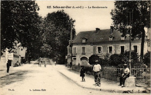 Cpa selles sur cher - cpa,