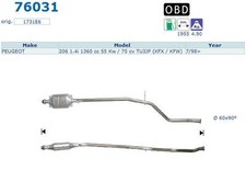 Pot catalytique Peugeot 206