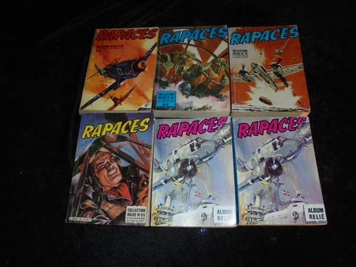 Lot rapaces albums - rapaces, 6