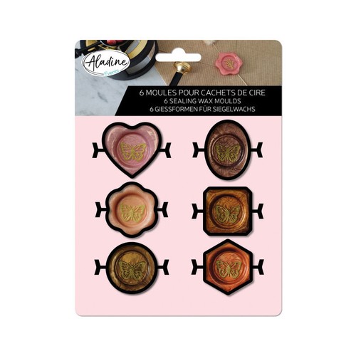Moules pour cachet cire - pour, 6