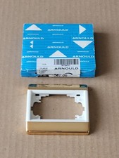 1 Plaque 1 poste - BLANC OR -