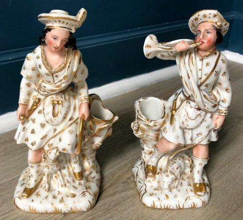Ancienne paire flacons - ancienne, de