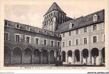 ADNP6-35-0476 - REDON - le collège - le cloïtre et la tour romane de l'é