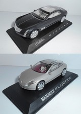 L0T de 2 CONCEPT-CAR  RENAULT & CADILLAC au 1/43é IXO no:Solido/Norev/Atlas