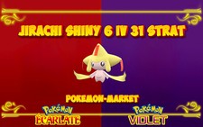 Pokemon Ecarlate Violet / Scarlet : Jirachi Shiny 6 IV 31