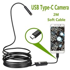Endoscope USB Type C 7.0mm Pour Android PC Flexible 2m Vision Salle 6 Jeux