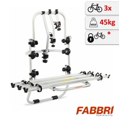 Porte vélos aluminium - aluminium, sur