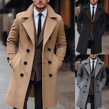 Trench-coat homme hiver double
