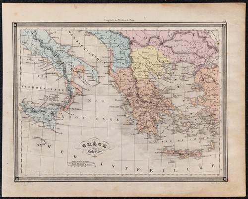 1860ca carte géographique - 1860ca,