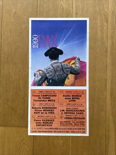 Affiche corrida dax - corrida,