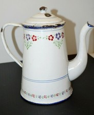 *CAFETIERE EMAILLEE GUIRLANDE