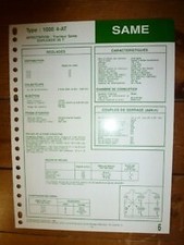 1000 4-AT - Fiche Technique Same