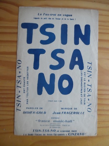 Partition chanson tsin tsa - partition,
