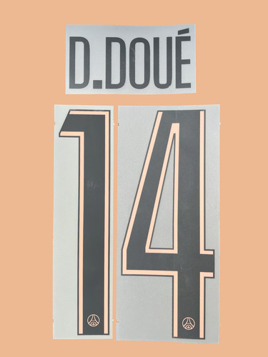 Flocage officiel psg 2024 - flocage,