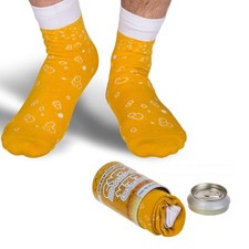 Canette chaussettes bière