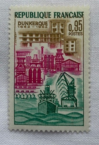 Timbre france dunkerque 1662 - timbre,
