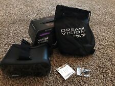 Tzumi Dream Vision Virtual Reality VR Smartphone Headset Black Googles Ear Buds