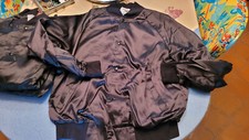 RARE BLOUSON SATIN NYLON NOIR