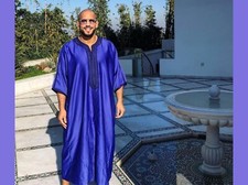 Moroccan black Men Djellaba