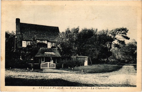 Cpa stella plage villa - cpa, stella-plage