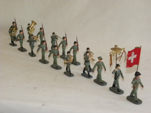 Elastolin figurine composition - figurine,