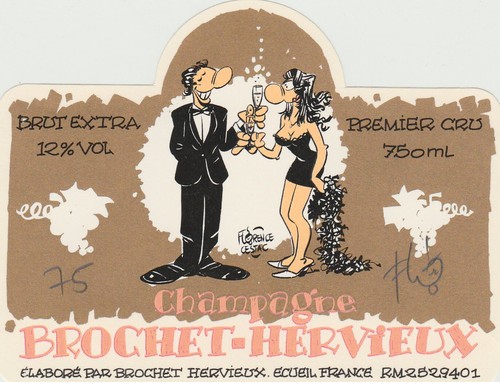 Cestac etiquette champagne - ,