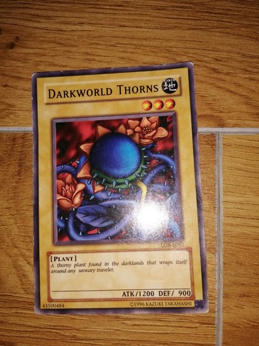 Yugioh darkworld thorns - thorns, card