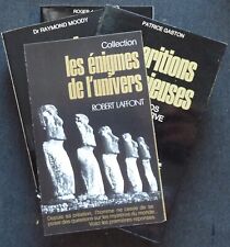 Les énigmes de l'univers 3 volumes éditions Robert Laffont Gaston / Moody / ...