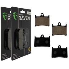 2 Kit plaquettes frein Av Ga et Av Dr Pour Yamaha FZS 600 Fazer de 1998 à 2003