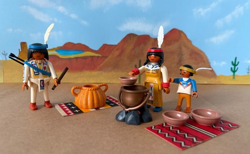 Playmobil famille indienne - +++,